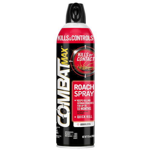 COMBAT MAX ROACH SPRAY ODORLESS 17.5 oz