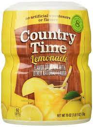 COUNTRY TIME LEMONADE DRINK MIX 19 OZ