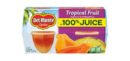 DEL MONTE TROPICAL FRUIT CUP 4 OZ 4 CT