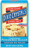 DIXIE CRYSTALS POWDERED SUGAR 16 OZ