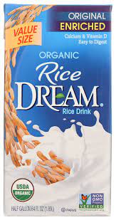 DREAM ORGANIC RICE MILK 64 OZ ORIGINAL ENRICHED