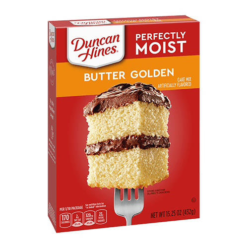 DUNCAN HINES BUTTER GOLDEN CAKE MIX 15.25 OZ