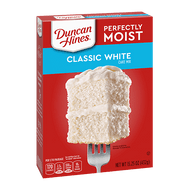 DUNCAN HINES CLASSIC WHITE CAKE MIX 15.25 OZ