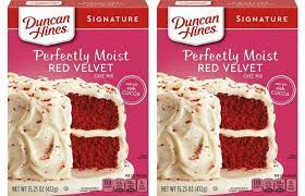 DUNCAN HINES SIGNATURE RED VELVET 15.25 OZ