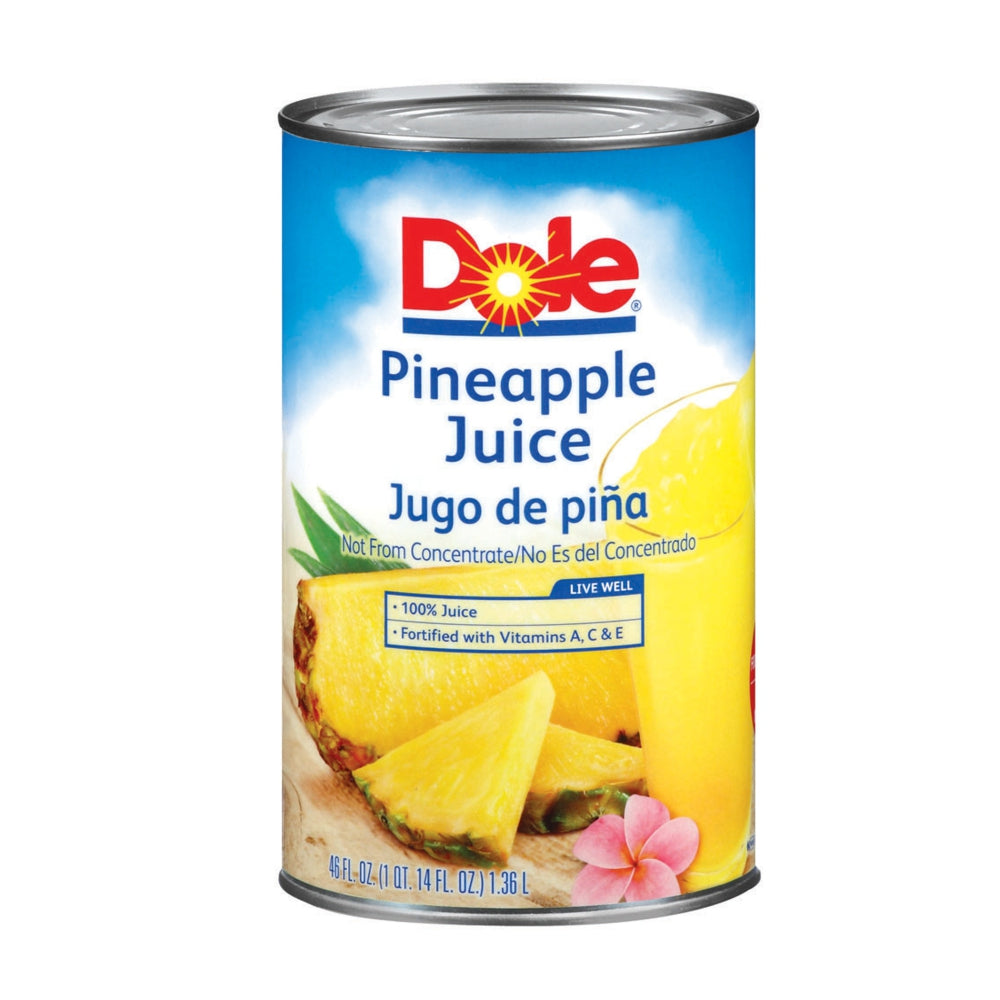Dole 100% Pineapple Juice 46 Fl Oz Can