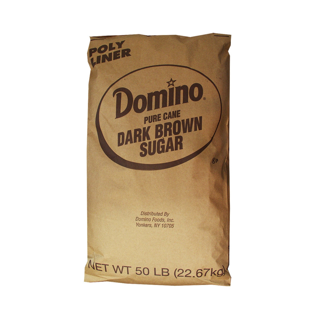 Domino Dark Brown Sugar 50lb Bag