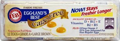 EGGLANDS CAGE FREE LARGE BROWN EGGS 12 CT