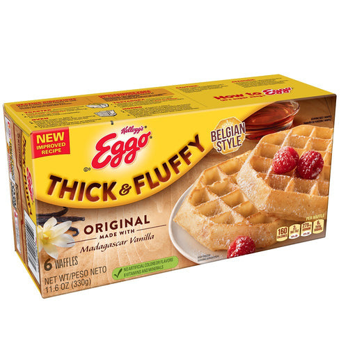 EGGO THICK & FLUFFY ORIGINAL WAFFLES 6 CT