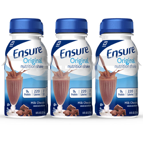 ENSURE ORIGINAL CHOCOLATE NUTRITION SHAKE 8 OZ 6PK