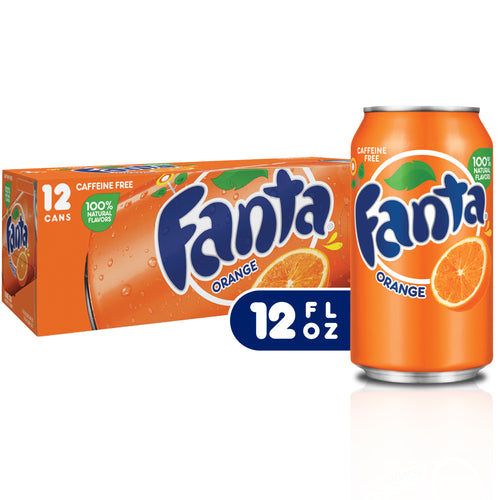 FANTA ORANGE SODA 12 OZ 12 PACK