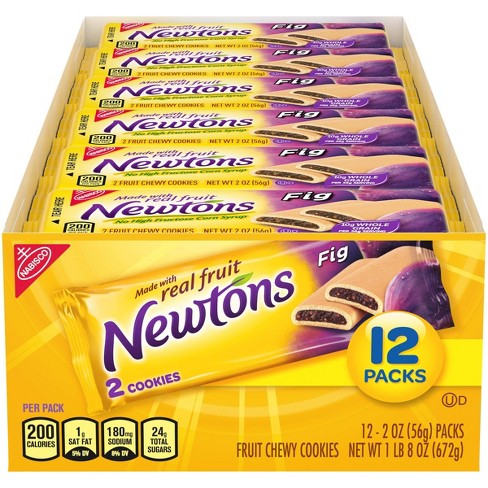NABISCO FIG NEWTON COOKIES 12 PK 2 OZ