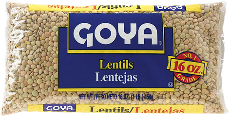 GOYA LENTILS BAG 16 OZ