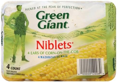 GREEN GIANT 4 EARS OF CORN-ON-THE-COB 4 CT