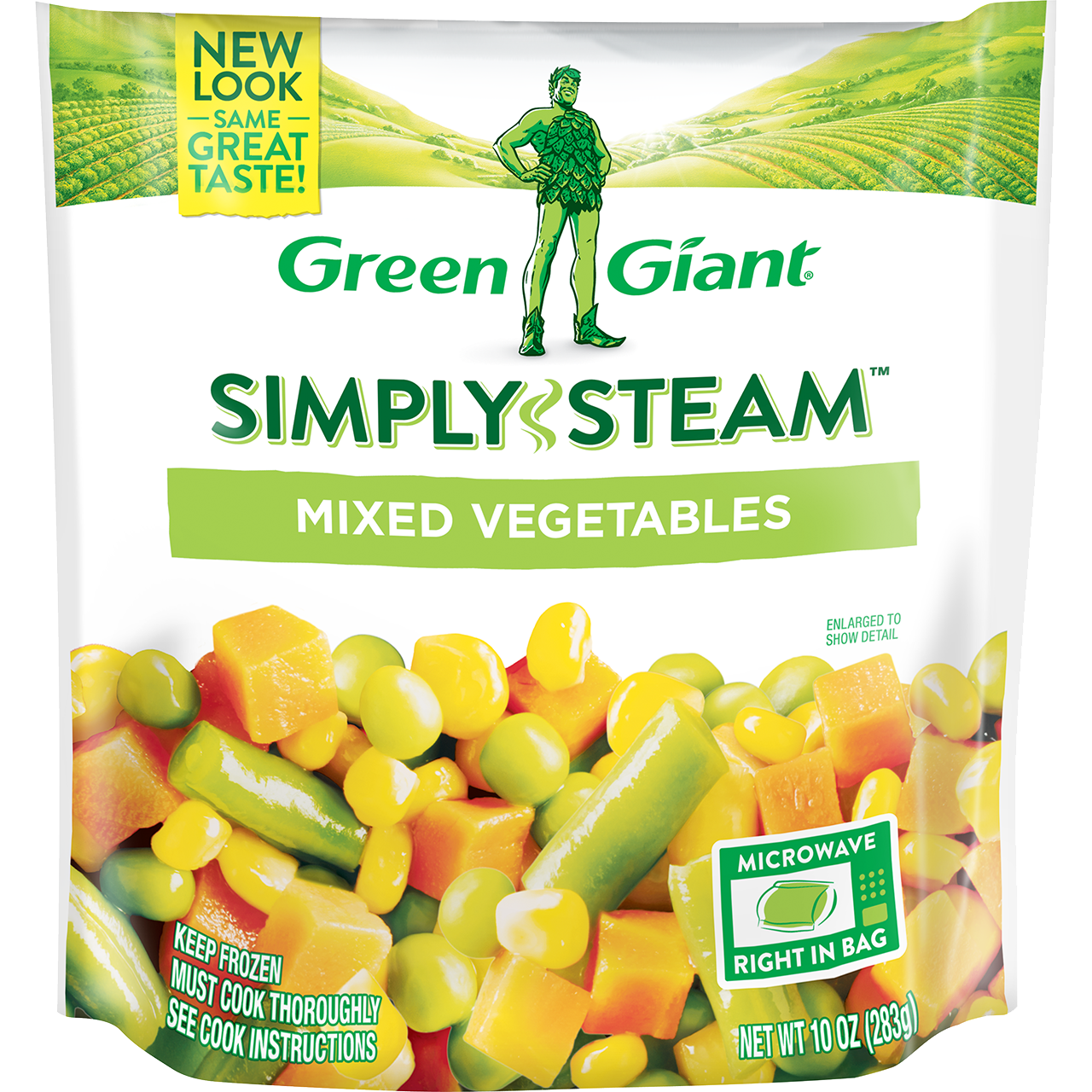 GREEN GIANT STEAMERS MIX VEGETABLE 12 OZ