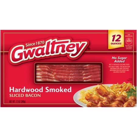 GWALTNEY HARDWOOD SMOKED BACON 12 OZ