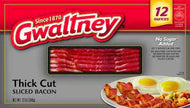 GWALTNEY THICK CUT BACON 12 OZ