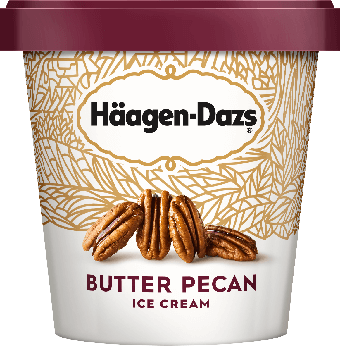 HAAGEN DAZS BUTTER PECAN ICE CREAM 14 OZ ## ROCK VALUE PRODUCT. ORDER BY  WEDNESDAY EVENING NOV 29 FOR DEC 04DELIVERY#