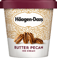 HAAGEN DAZS BUTTER PECAN ICE CREAM 14 OZ ## ROCK VALUE PRODUCT. ORDER BY  WEDNESDAY EVENING NOV 29 FOR DEC 04DELIVERY#