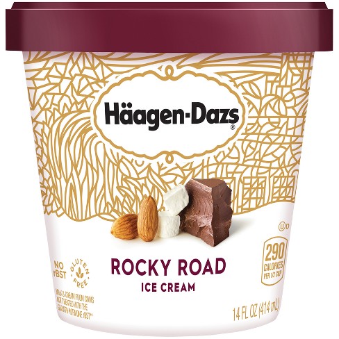 HAAGEN DAZS ROCKY ROAD ICE CREAM 14 OZ ## ROCK VALUE PRODUCT. ORDER BY  WEDNESDAY EVENING NOV 29 FOR DEC 04DELIVERY#