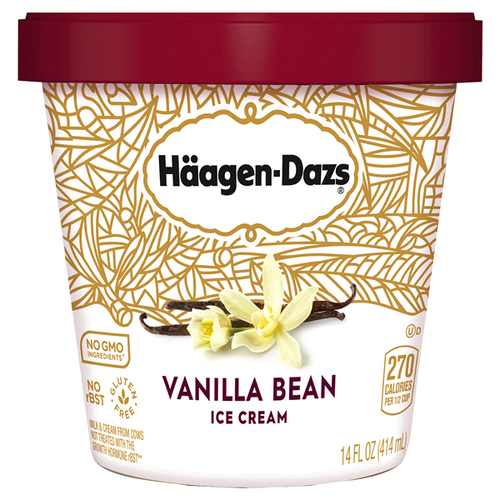 HAAGEN DAZS VANILLA BEAN 14 OZ