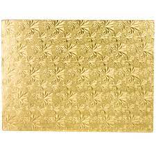 1/2 SHEET GOLD 1/4 THICK CAKE BOARD