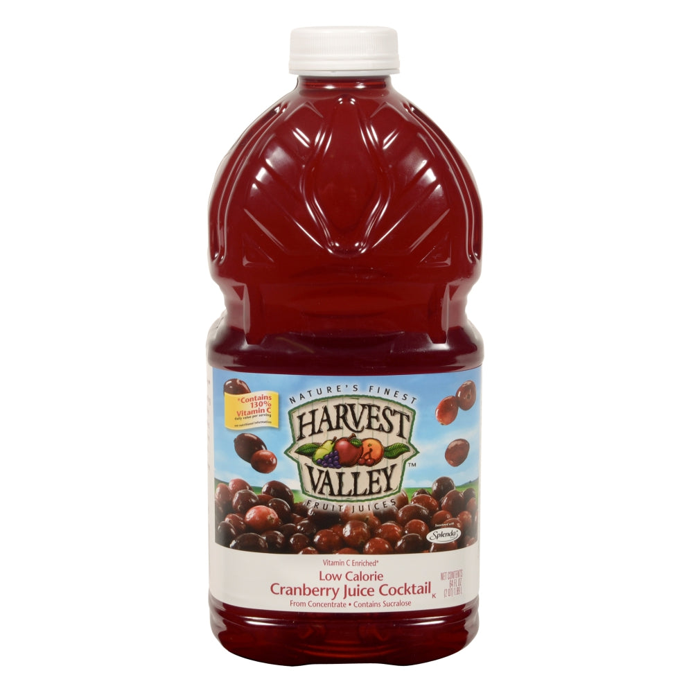 Harvest Valley Cranberry Juice Cocktail, Shelf-Stable, 64 Fl Oz