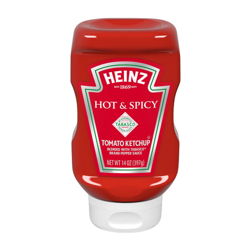 HEINZ HOT AND SPICY TOMATO KETCHUP 14 OZ