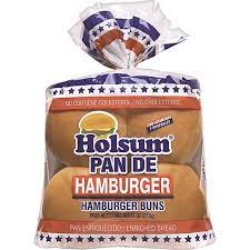 HOLSUM HAMBURGER BUNS 8 CT