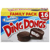 HOSTESS DING DONGS CAKES 16 COUNT 20.31 OZ