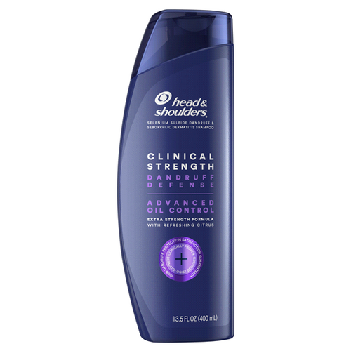 HEAD AND SHOULDERS CLINICAL DANDRUFF DEFENSE & ADVANCED OIL CONTROL 13.5 OZ