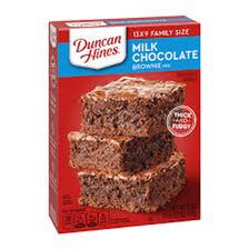 DUNCAN HINES MILK CHOCOLATE BROWNIE MIX 18 OZ