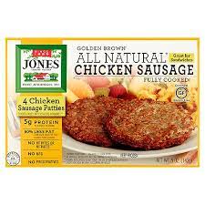 JONES GOLDEN BROWN CHICKEN SAUSAGE 5 OZ