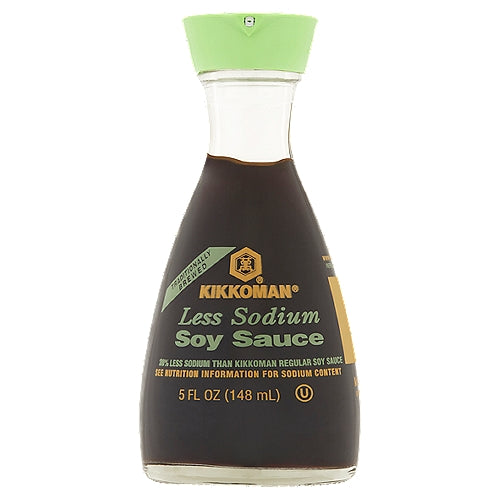 KIKKOMAN LESS SODIUM SOY SAUCE 5 OZ