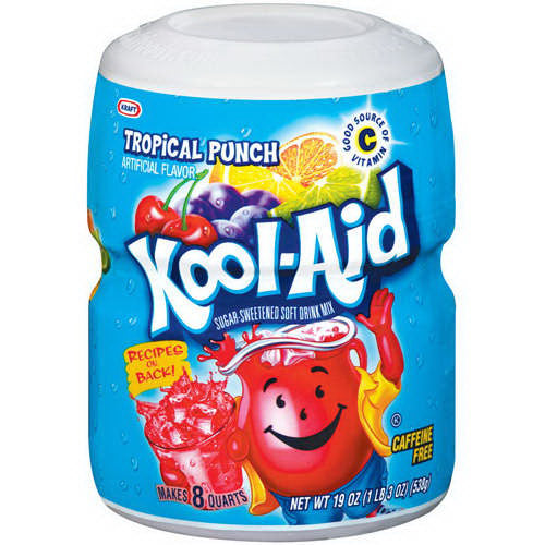 KOOL AID TROPICAL PUNCH 8 QT MIX