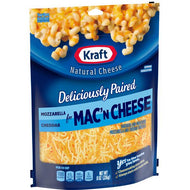 KRAFT SHREDDED MOZZARELLA & CHEDDAR CHEESE  8 OZ