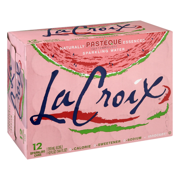 LACROIX WATERMELON SPARKLING WATER 12 OZ 12 CT