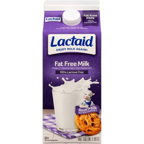 LACTAID FAT FREE MILK 64 OZ