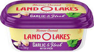 LAND O LAKES GARLIC & HERB BUTTER SPREAD 6.5 OZ