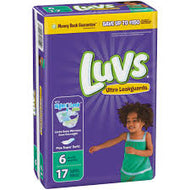 LUVS SIZE 6 JUMBO 21 COUNT 4 PACK (84 TOTAL COUNT) #ROCK VALUE PRODUCT ORDER BY MONDAY NOV 26 ARRIVING DEC 04 FOR DELIVERY#