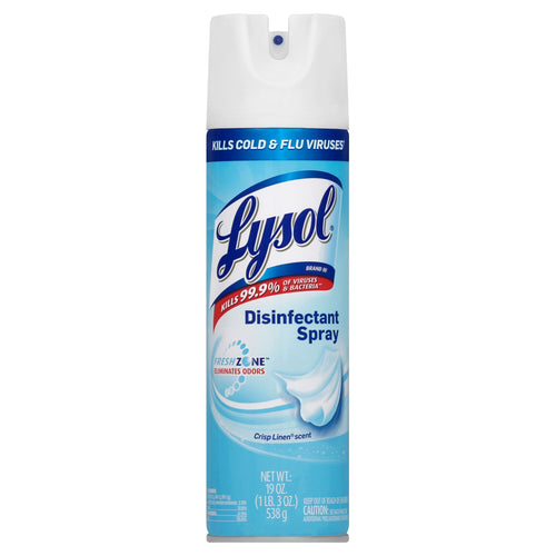 LYSOL CRISP LINEN DISINFECTANT SPRAY 19 OZ