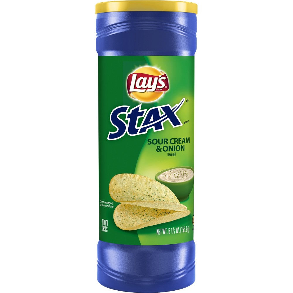 Lay's Stax, Sour Cream & Onion, 5.5 Oz