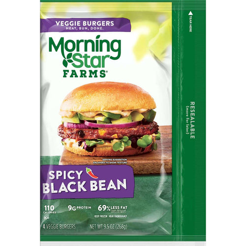 MORNING STAR SPICY BLACK BEAN 9.5 OZ