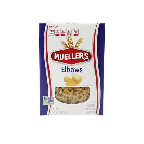 MUELLER'S ELBOWS MACARONI 16 OZ