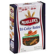 MUELLER'S TRI-COLOR ROTINI 12 OZ