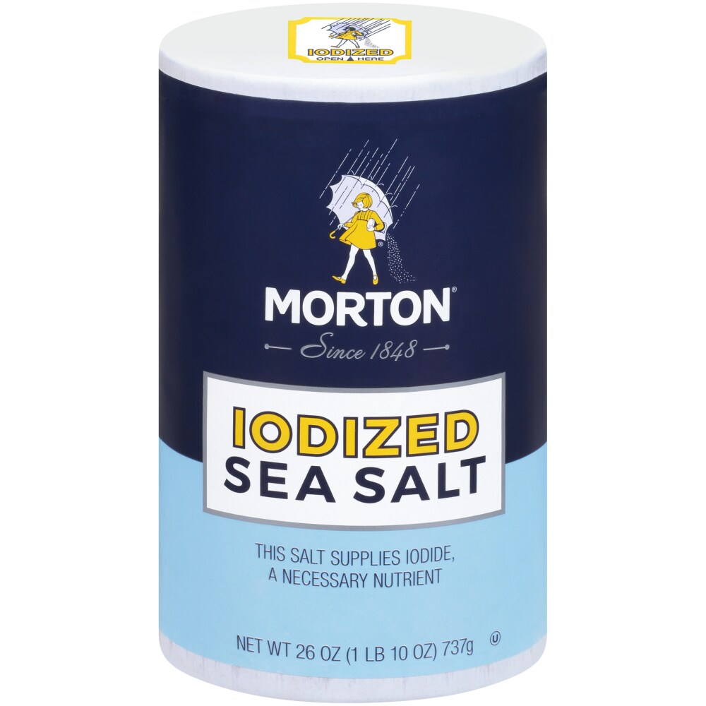 Morton Salt Iodized Sea Salt 26 oz