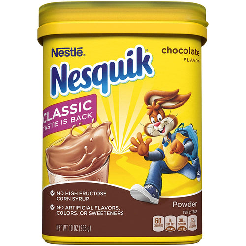 NESTLE NESQUIK CLASSIC CHOCOLATE FLAVOR 10.0 OZ