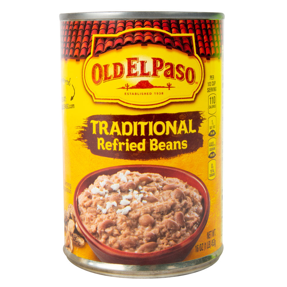 OLD EL PASO TRADITIONAL REFRIED BEANS 16 OZ
