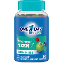 ONE A DAY FOR HIM TEEN VITACRAVES MULTIVITAMIN GUMMIES 60 COUNT