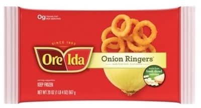 ORE--IDA BREADED ONION RINGERS 20 OZ