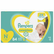 PAMPERS SWADDLERS DIAPER SIZE NEWBORN 84 COUNT #ROCK VALUE PRODUCT ORDER BY MONDAY NOV 26 ARRIVING DEC 04 FOR DELIVERY#